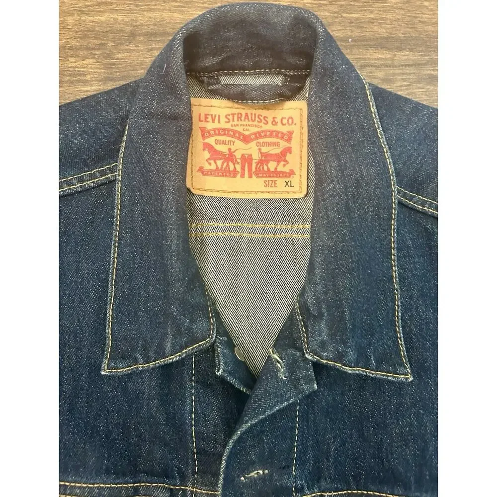 Levi's Men's Denim Trucker Jacket 72334 Large - Picture 2 of 6